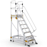 Climb It Mobile Safety Steps With Safety Lock & Enclosed Platform