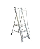 Lyte Magnastep NBSWPM Wide Platform Stepladders with Double Handrails