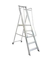 Lyte Magnastep NBSWPM Wide Platform Stepladders with Double Handrails