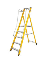 Lyte NYFWP Glass Fibre Wide Stepladder Certified to EN131 Professional
