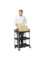 ProPlaz Folding Telescopic 3 Shelf Trolley