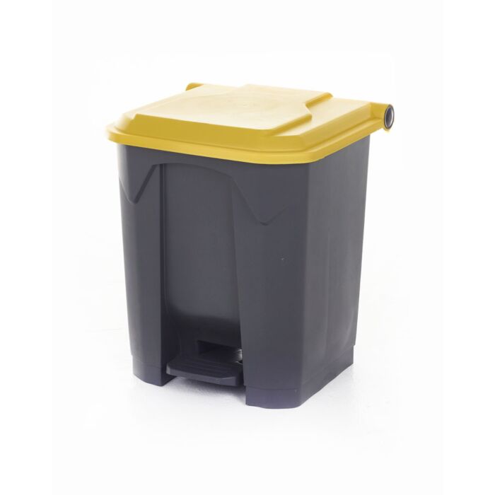 Pedal Recycling Bin With Coloured Lids