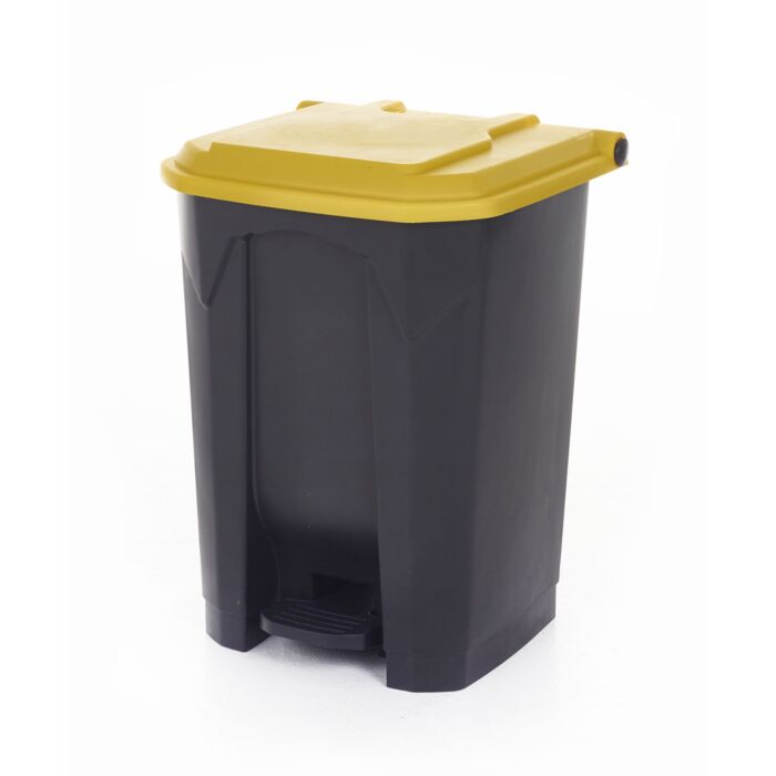 Pedal Recycling Bin With Coloured Lids