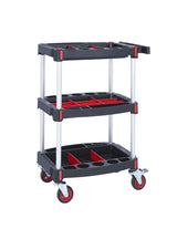 ProPlaz Handy Folding Compartment Shelf Trolley