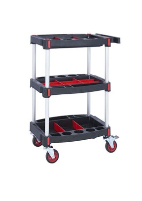 ProPlaz Handy Folding Compartment Shelf Trolley
