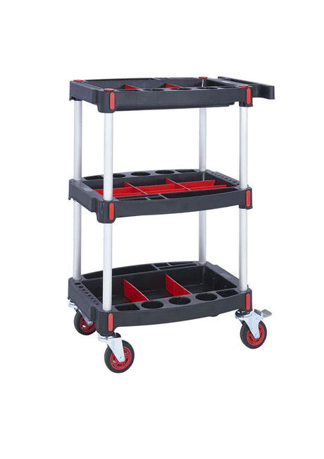 ProPlaz Handy Folding Compartment Shelf Trolley