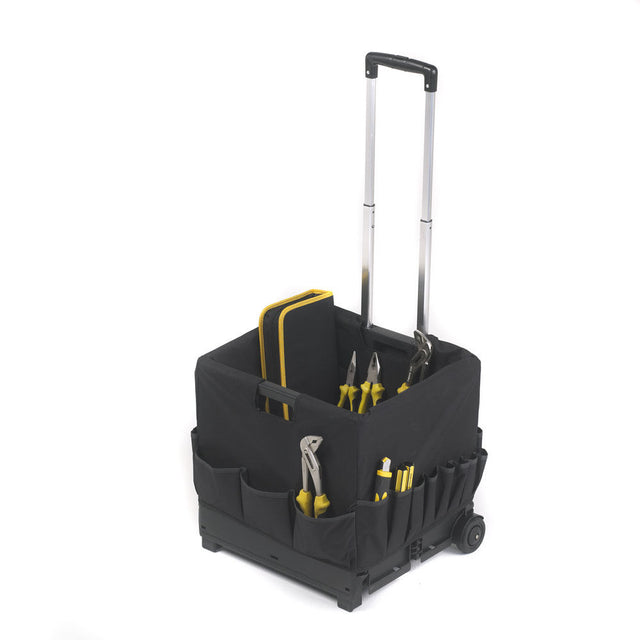 ProPlaz Black Folding Box Truck With Compartment Bag - 35 KG