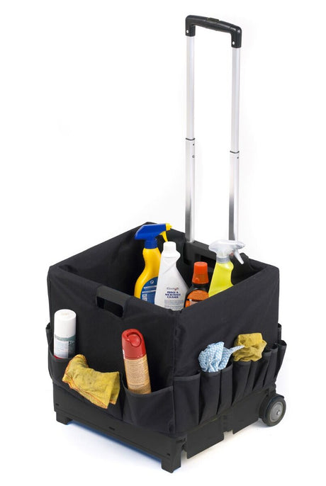 ProPlaz Black Folding Box Truck With Compartment Bag - 35 KG