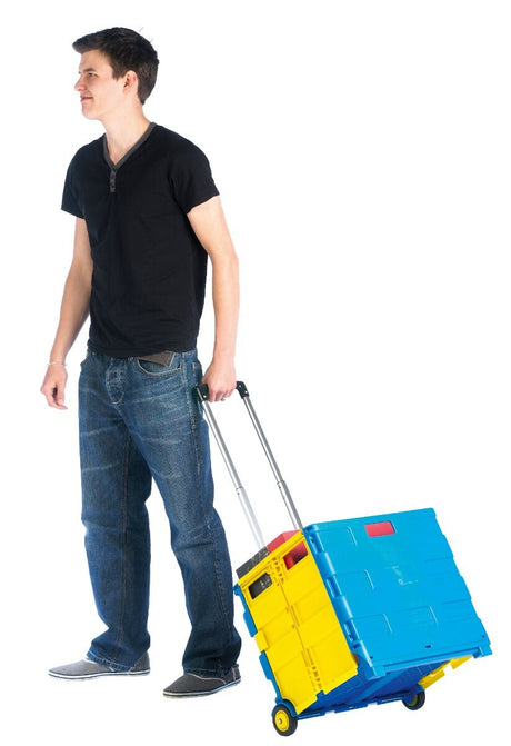 ProPlaz Blue & Yellow Folding Box Truck - 35 KG