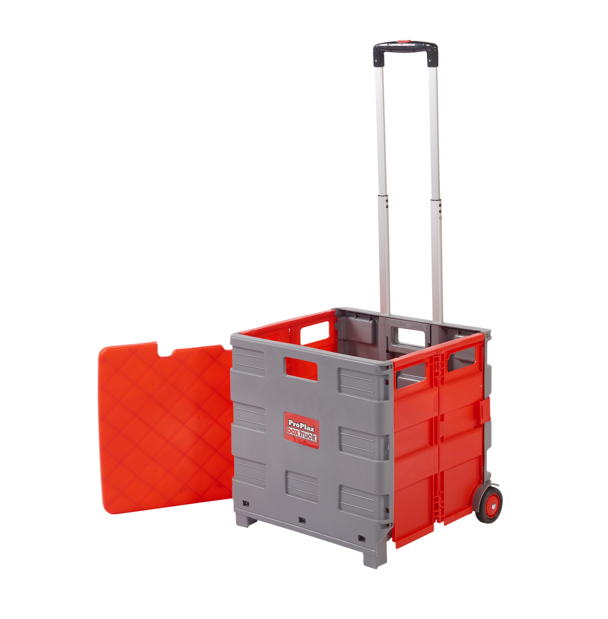 ProPlaz Grey & Red Folding Box Truck With Removable Lid - 35 KG
