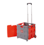ProPlaz Grey & Red Folding Box Truck With Removable Lid - 35 KG