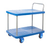 ProPlaz Large Super Silent Two Tier Platform Trolley - 300 KG Capacity