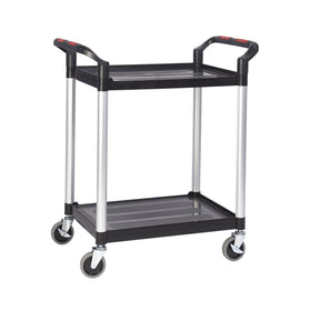 ProPlaz Lightweight Double Shelf Trolley - 150KG Capacity
