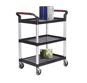 ProPlaz Lightweight Triple Shelf Trolley - 150KG Capacity