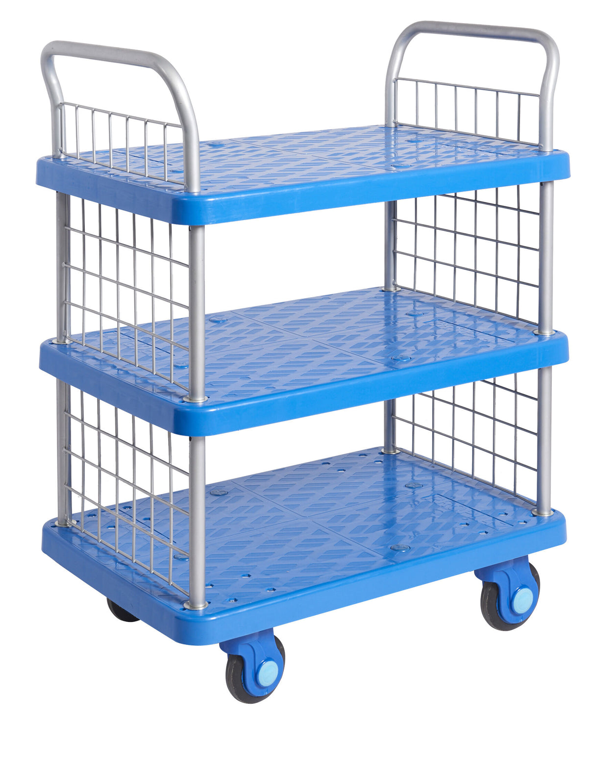 ProPlaz Super Silent Three Tier Trolley With Mesh Ends