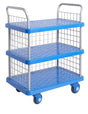 ProPlaz Super Silent Three Tier Trolley With Mesh Side & Ends