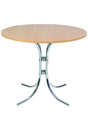 Round Bistro Table With Chrome Legs