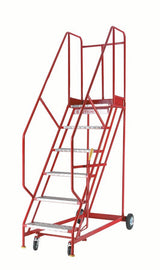 Steptek BS Certified Quality Red Industrial Warehouse Steps