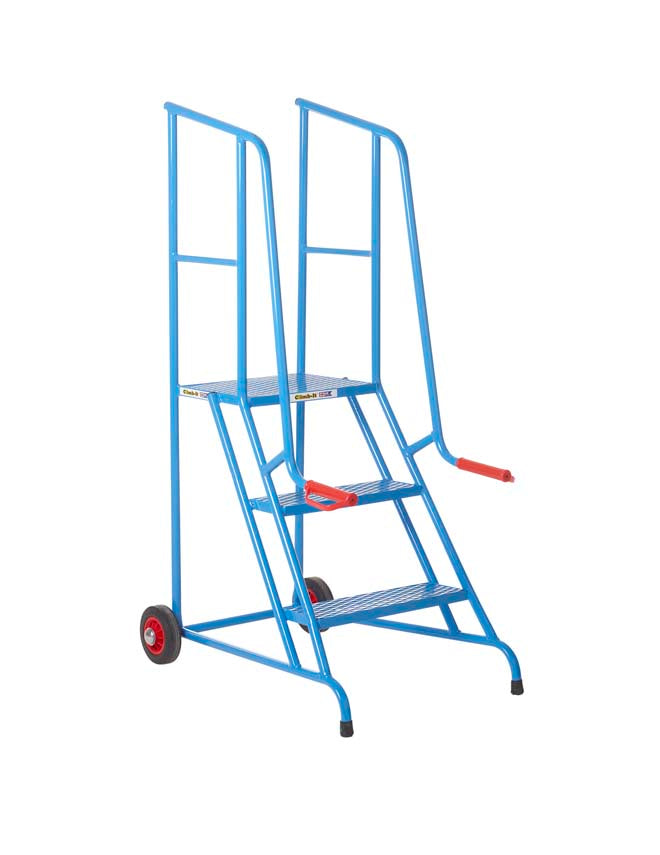 Climb It Mobile Loading & Packing Steps In Blue