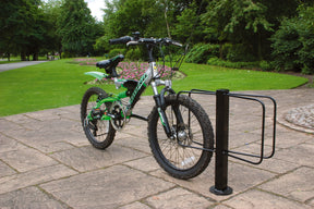 Single Sided Floor Mounted Bike Rack