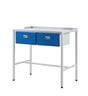 Sloping Top Workstation With Two Drawers