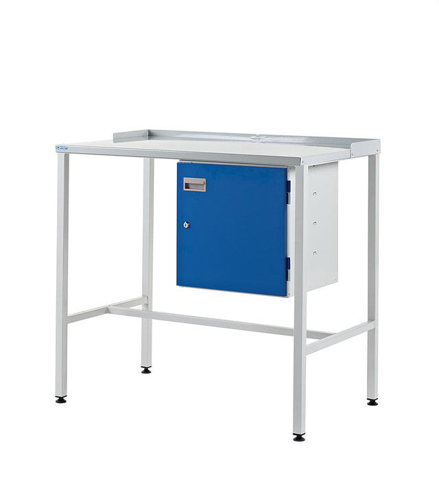 Flat Top Workstation With Cupboard