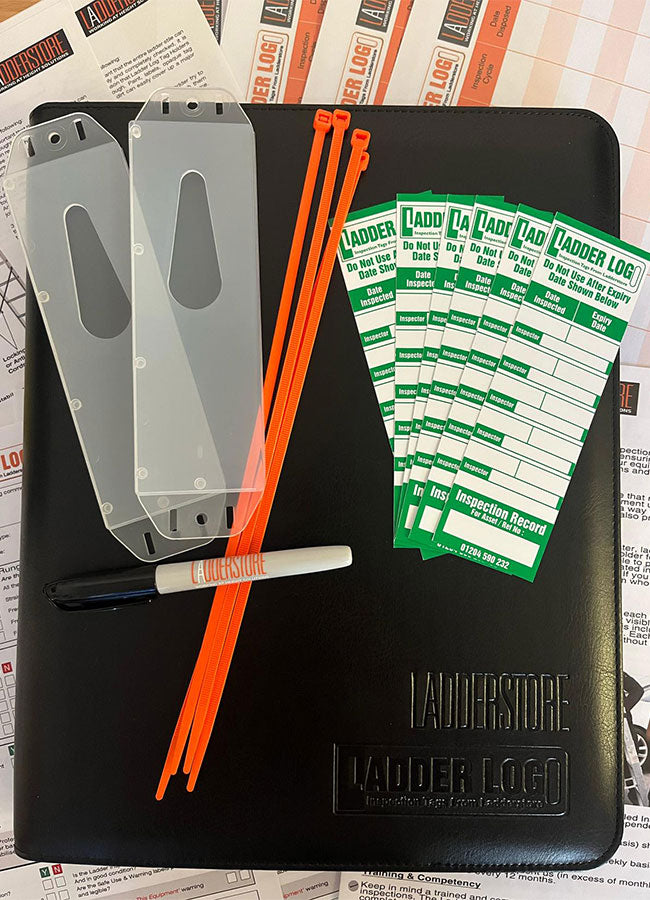 Ladder Log Inspection Register With Tags And Holders