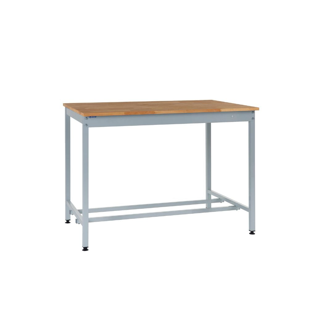 Express Square Tube Workbench With Beech Worktop
