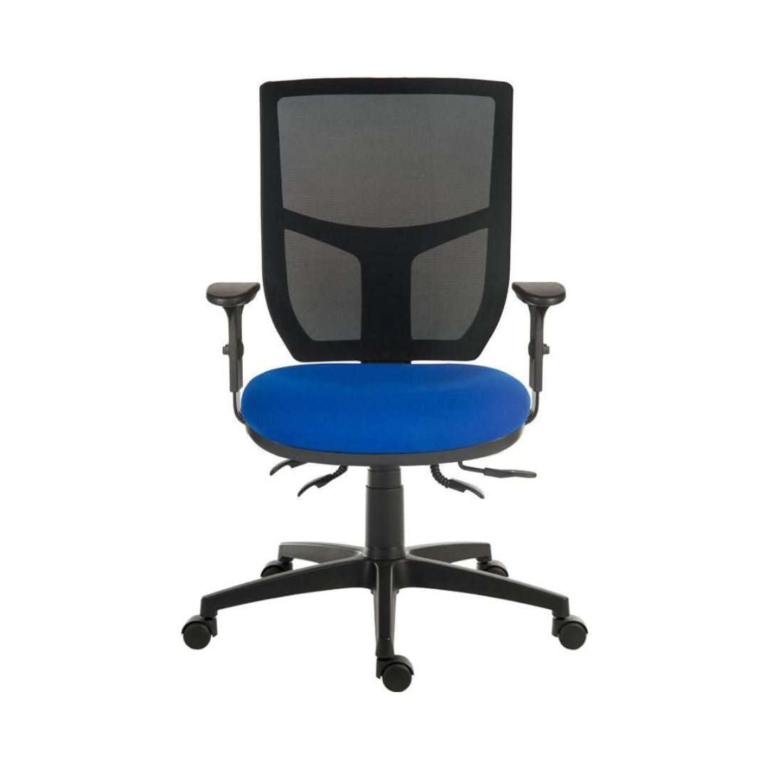 Ergo Comfort High Back Mesh Office Chair In Blue
