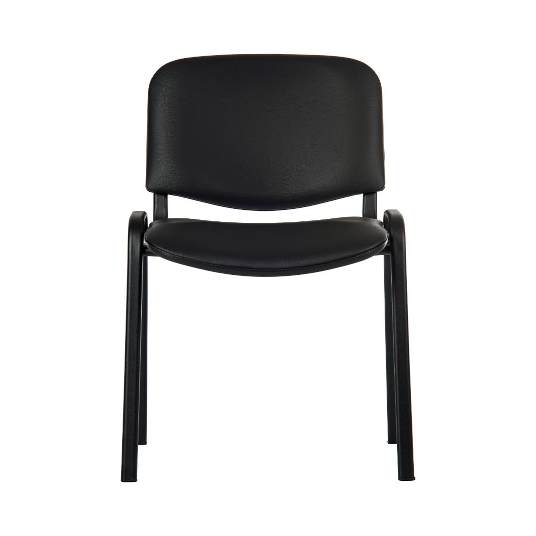 Fabric Stackable PU Conference Chairs (4 Pack)