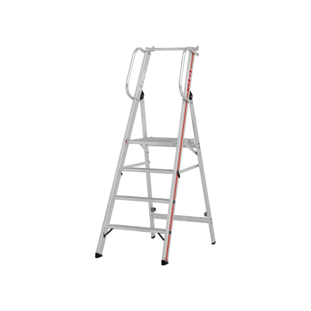 Hymer Wide Platform Step Ladder With Double Handrails