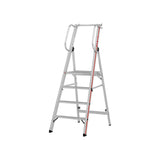 Hymer Wide Platform Step Ladder With Double Handrails