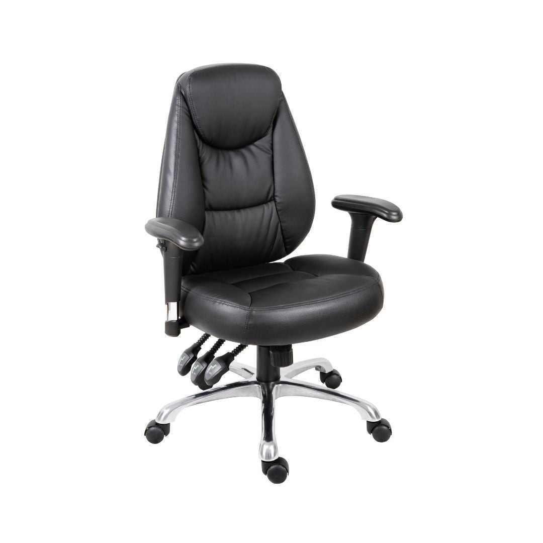 Teknik Portland Luxury Black Operator Chair