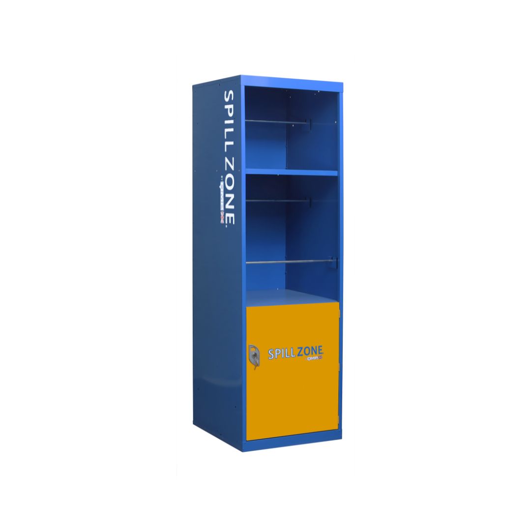 SpillZone® Absorbent Station With Lockable Cupboard