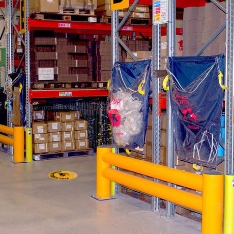 Racksack Clear For End Of Aisle Racking