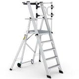 Climb It EN131 Folding Steps With Enclosed Platform