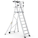 Climb It EN131 Folding Steps With Enclosed Platform