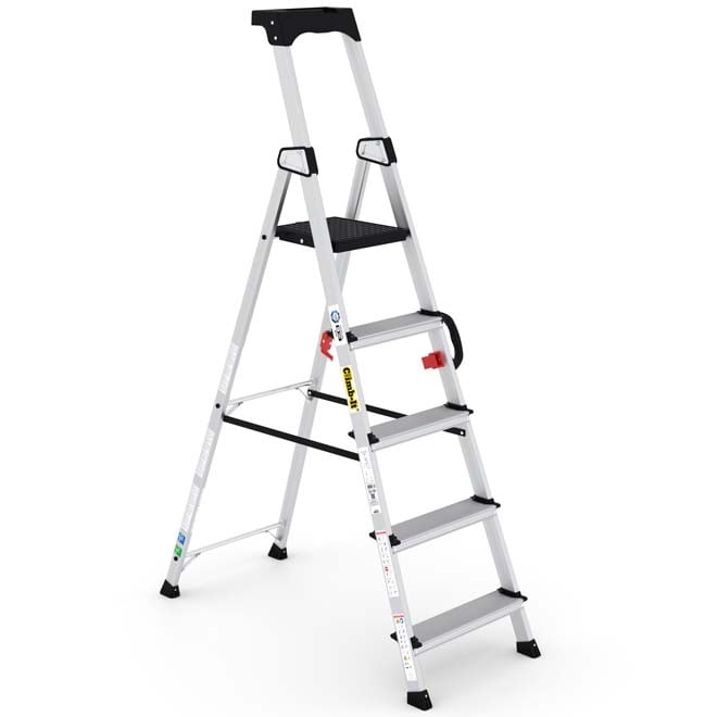Climb It Professional Step Ladder With Carry Handle