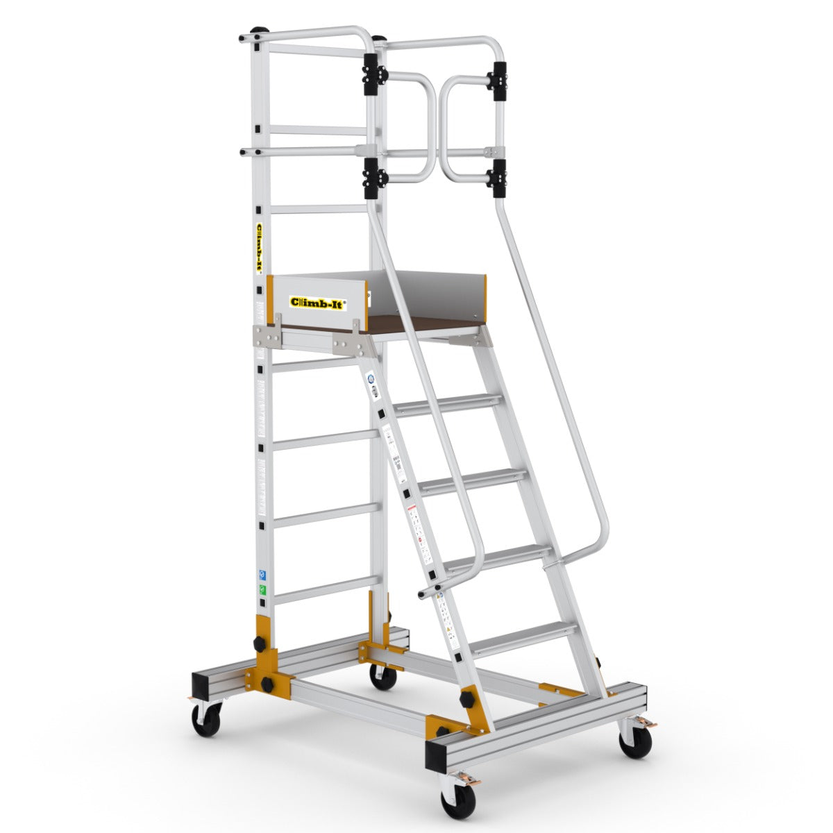 Climb It Mobile Safety Step WIth Safety Gate