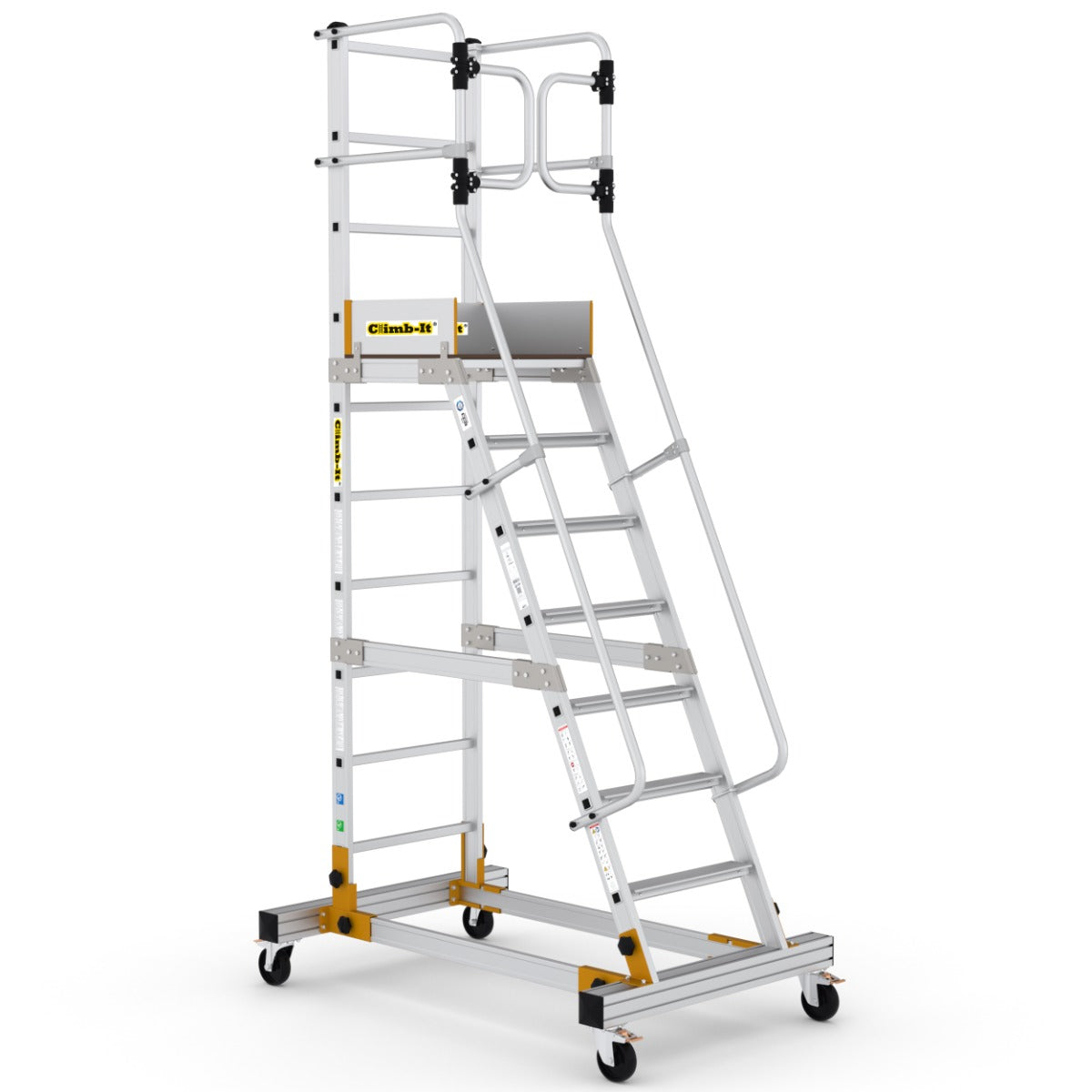 Climb It Mobile Safety Step WIth Safety Gate