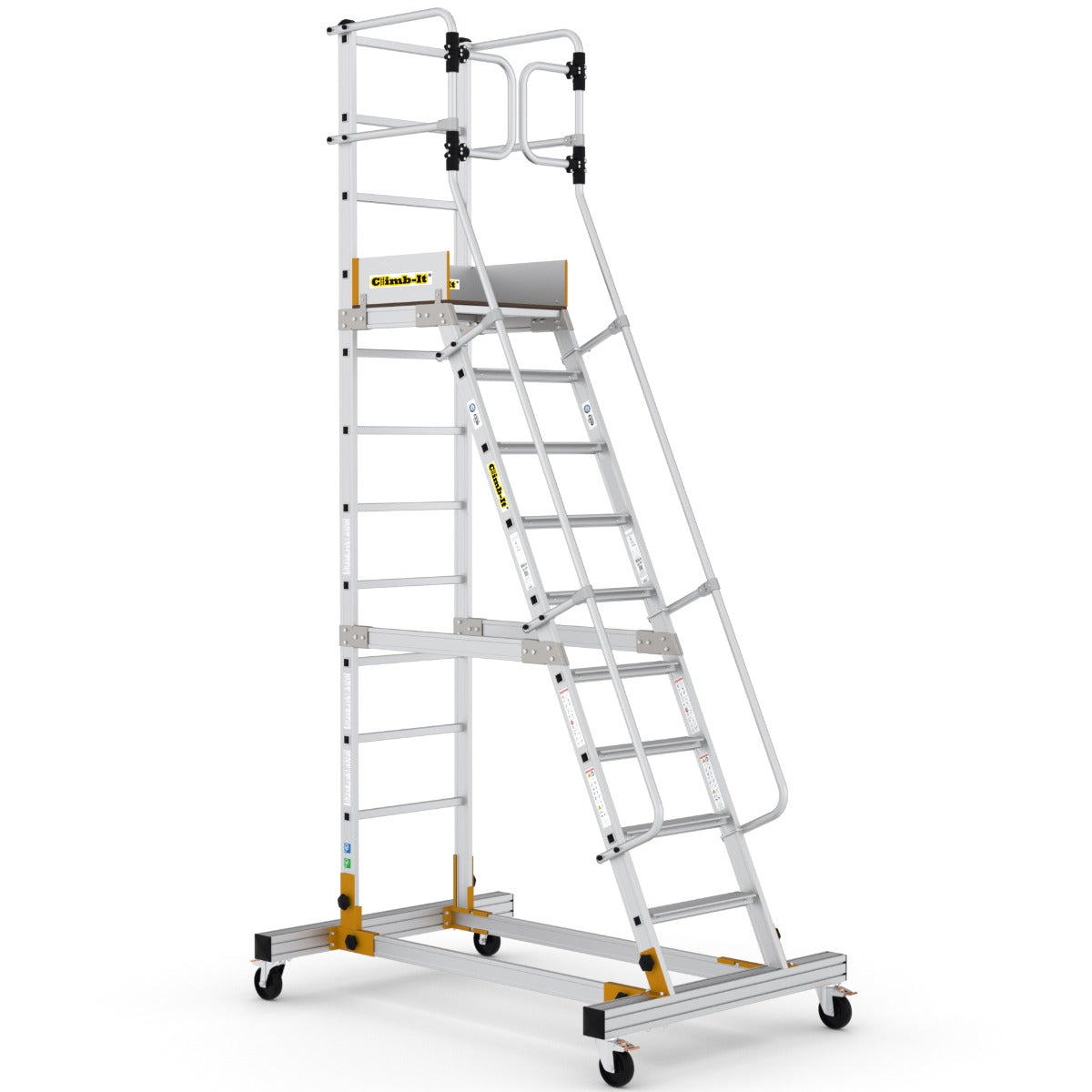 Climb It Mobile Safety Step WIth Safety Gate