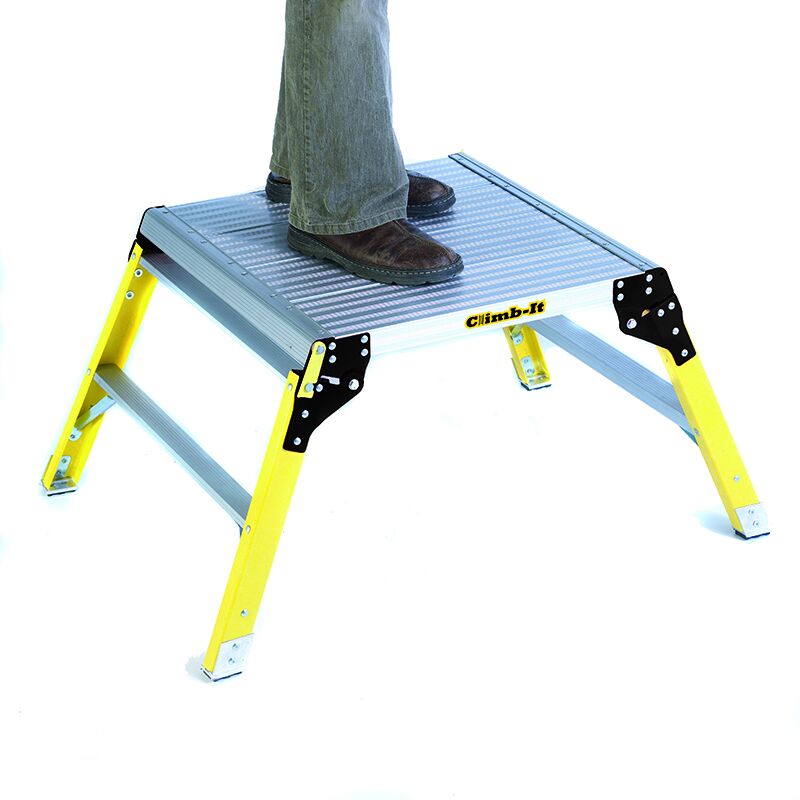 Climb It Aluminium Work Platform With Fibreglass Legs