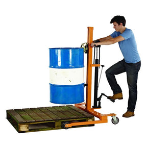 Drum Handler With Hydraulic Foot Pump