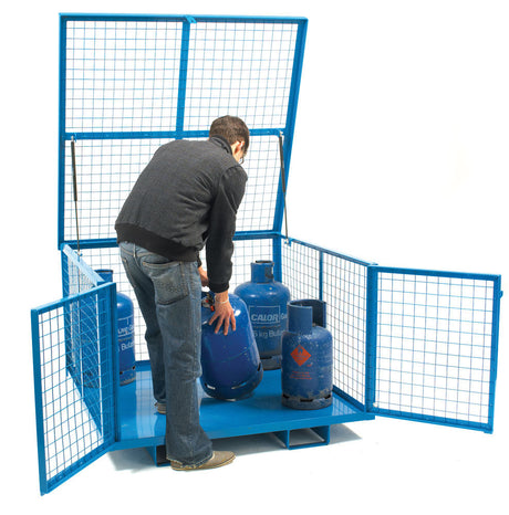 Grenadier Security Cage With Lift Up Lid & Doors