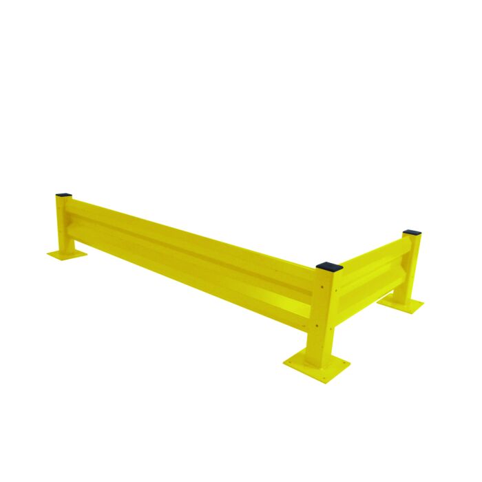 Powder Coated Heavy Duty Barrier System In Yellow