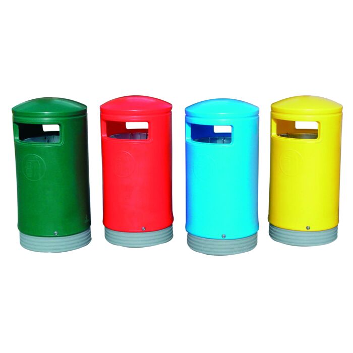 Hooded Top 75 Litre Outdoor Litter Bins