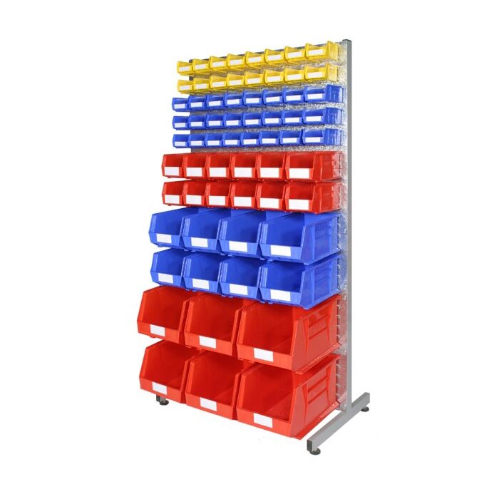 Double Sided Small Compartment Bin Racks