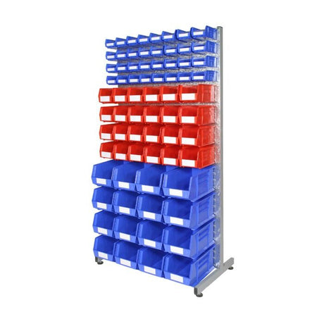 Double Sided Small Compartment Bin Racks