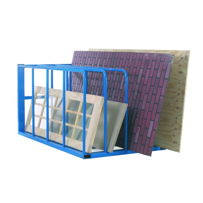 Window Racking Cart Vertical Racking Vertical Sheet Racking With Floor Bracing – Warehouse Land