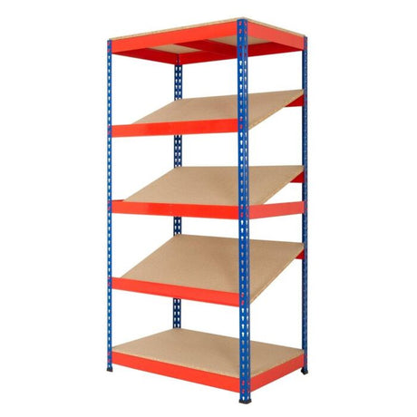 Kanban Sloping Shelving With Optional Bins